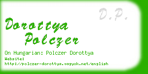 dorottya polczer business card